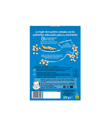 GERBER MULTICEREALES QUINOA 270G Inicio y  - NESTLE ESPAÑA