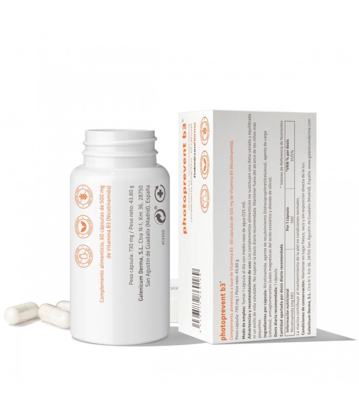 PHOTOPREVENT B3 60 CAPSULAS Inicio y  - 