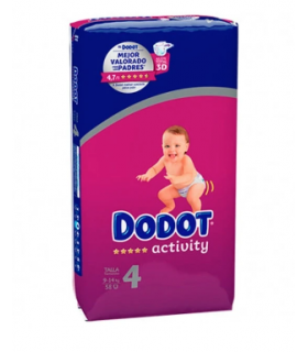 DODOT ACTIVITY T4 (9-14 KG) 58 UNIDADES  Pañales y toallitas y Cuidado del bebe - DODOT