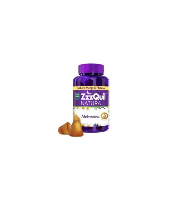 VICKS ZZZQUIL NATURA MELATONINA 60 GOMINOLAS Salud y Inicio - VICKS LAB