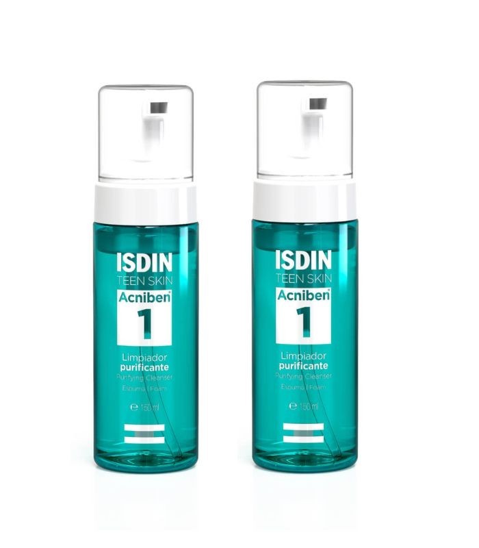 ISDIN ACNIBEN GEL DUPLO LIMPIADOR ESPUMA 150ML Cosmética facial y Cosmética - ISDIN