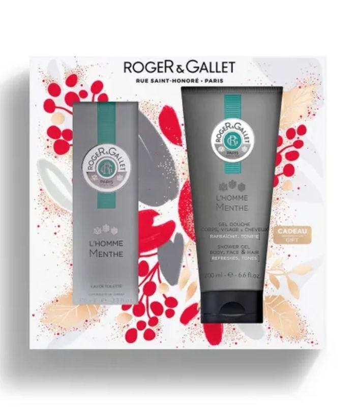 ROGER & GALLET COFRE NAVIDAD L'HOMME MENTHE Cosmética y Inicio - ROGER AND GALLET