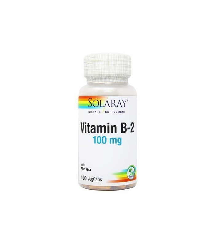 SOLARAY VITAMIN B-2 100 MG 100 VEGCAPS IMPORTACIONES y Inicio - 