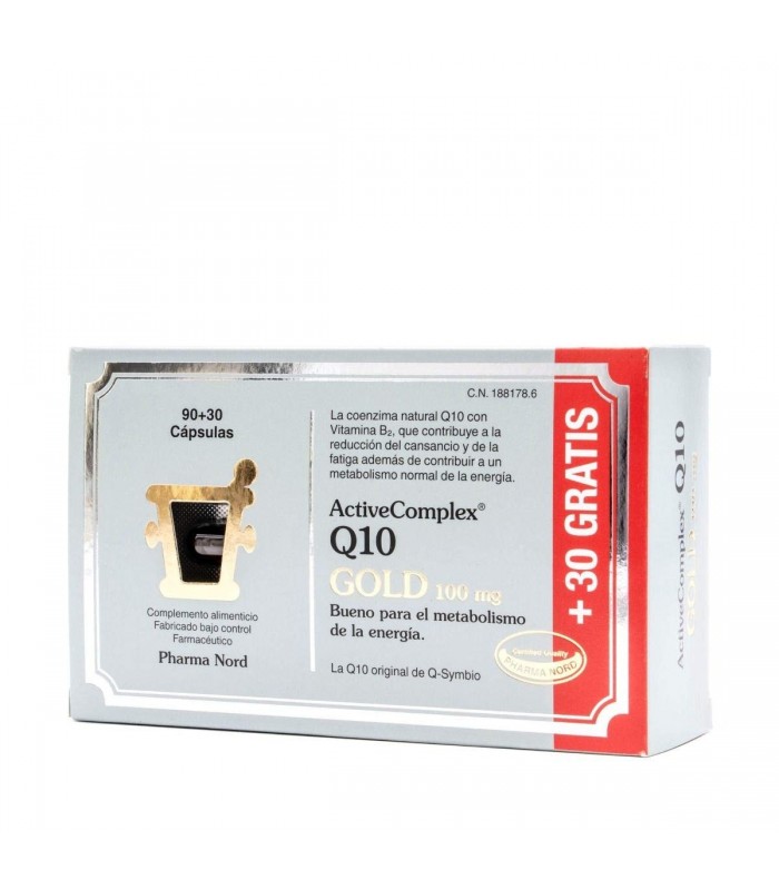 PHARMA NORD ACTIVECOMPLEX Q10 GOLD 100 MG 90 CAP IMPORTACIONES y Inicio - 