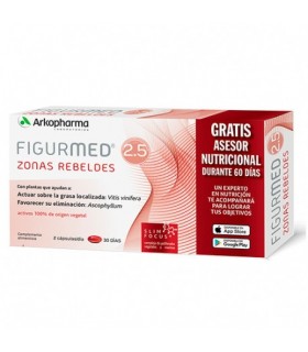 ARKOPHARMA FIGURMED ZONAS REBELDES 2.5 60 CÁPSULAS 2