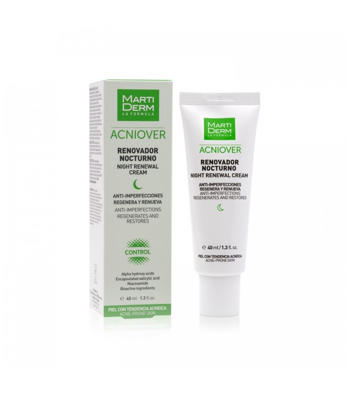 MARTIDERM ACNIOVER RENOVADOR NOCTURNO 40 ML IMPORTACIONES y Inicio - MARTIDERM