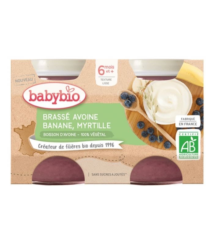 BABYBIO POTITO YOGUR AVENA PLATANO ARANDANOS 2 UNIDADES Inicio y  - BABYBIO