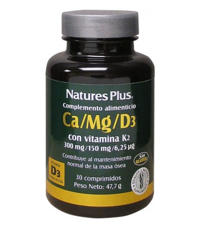 NATURES PLUS CA/MG/D3+K2 30 COMPRIMIDOS Inicio y  - NATUR IMPORT