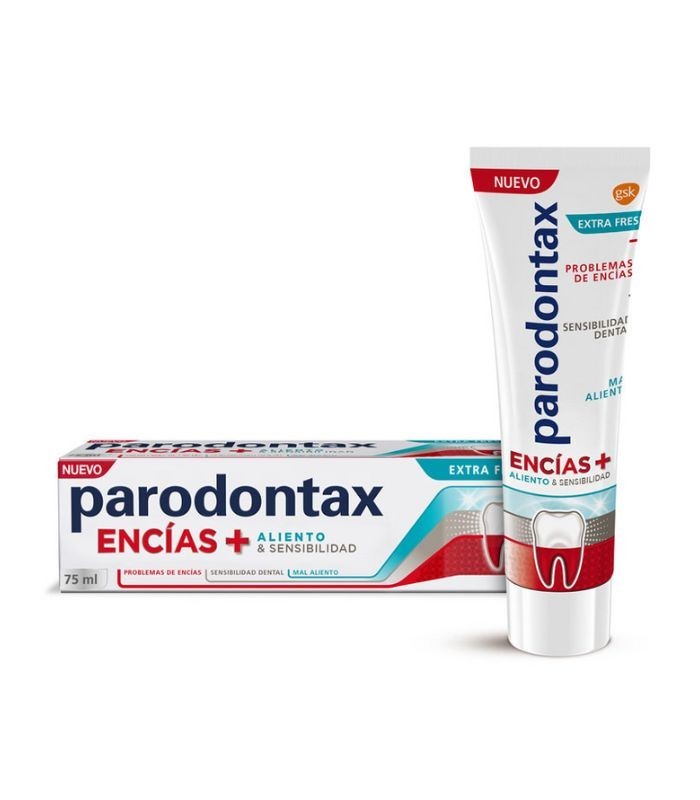PARODONTAX ENCIAS + ALIENTO & SENSIBILIDAD EXTRA FRESH 1 TUBO 75 ML Inicio y  - 