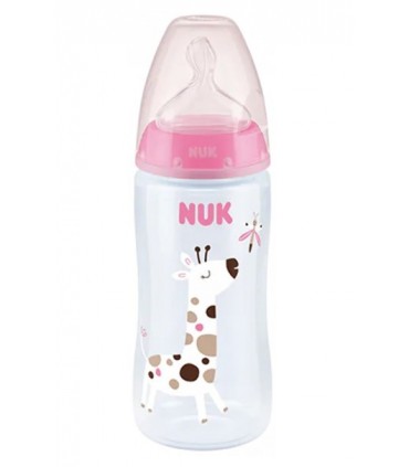 NUK BIBERON ANTICOLICO SILICONA 6-18 MESES 300ML CORTE Y Inicio y  - 