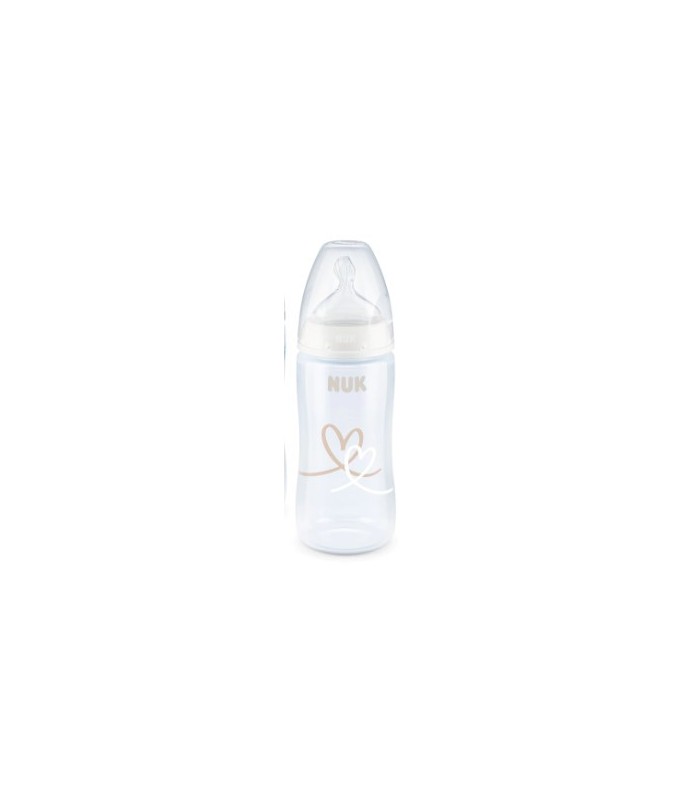 NUK BIBERON ANTICOLICO SILICONA 6-18 MESES 300ML CORTE Y Inicio y  - 