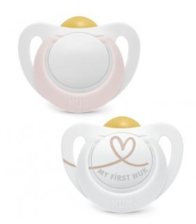 NUK CHUPETE CLASSIC HAPPY DAYS LATEX 0-6M 2UDS Bebé y mamá y Inicio - NUK 2