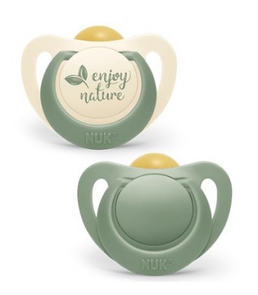 NUK FOR NATURE CHUPETE 0-6 M LATEX 2 UNIDADES Inicio y  - 
