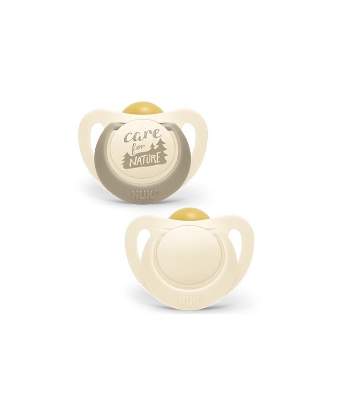 NUK FOR NATURE CHUPETE 0-6 M LATEX 2 UNIDADES Inicio y  - 
