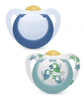 NUK CHUPETE CLASSIC HAPPY DAYS LATEX 6-18M 2UDS Bebé y mamá y Inicio - NUK 2