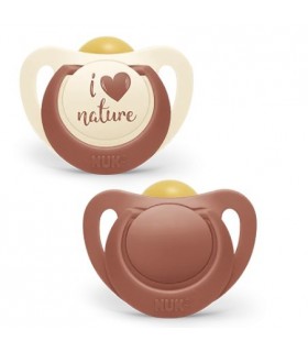 NUK FOR NATURE CHUPETE 6-18 M LATEX 2 UNIDADES Inicio y  -  2