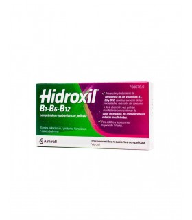 HIDROXIL B1 B6 B12 30 COMPRIMIDOS RECUBIERTOS