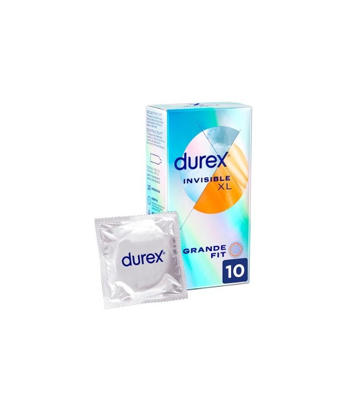 DUREX INVISIBLE XL PRESERVATIVOS 10 UNIDADES Inicio y  - DUREX
