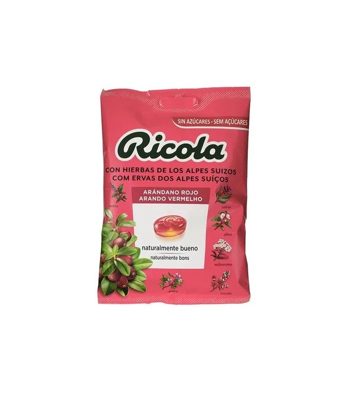 RICOLA CARAMELOS ARANADANO ROJO BOLSA 70 G Inicio y  - RICOLA