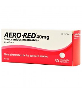 AERO RED 40 MG 30 COMPRIMIDOS MASTICABLES Gases Y Digestión y Trastornos Digestivos - 