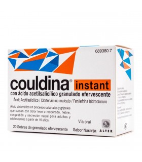 COULDINA INSTANT 20 SOBRES EFERVESCENTES Resfriados y Resfriado, tos y Gripe - COULDINA