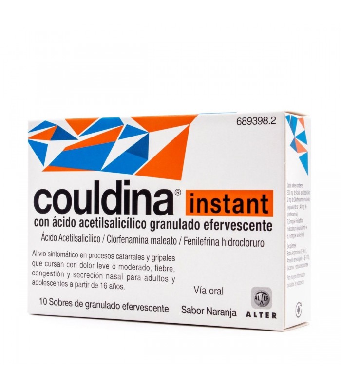 COULDINA INSTANT 10 SOBRES EFERVESCENTES