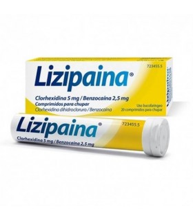 LIZIPAINA 20 COMPRIMIDOS PARA CHUPAR Garganta irritada y Resfriado, tos y Gripe - LIZIPAINA BOEHRINGER