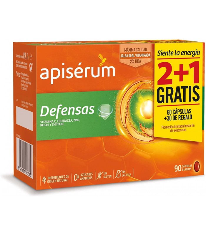 APISERUM DEFENSAS CAPSULAS PACK AHORRO Dietetica y Inicio - APISERUM