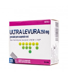 ULTRA-LEVURA 250 MG 20 SOBRES Probioticos y Trastornos Digestivos - ZAMBON