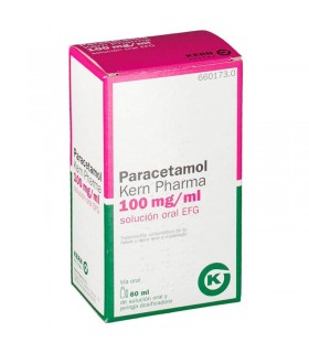 PARACETAMOL KERN EFG 100 MG-ML SOLUCION 60ML Analgesicos y Analgésico y Antiinflamatorio - KERN PHARMA