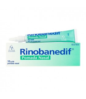 RINOBANEDIF POMADA NASAL 10 G Congestion nasal y Resfriado, tos y Gripe - BAYER