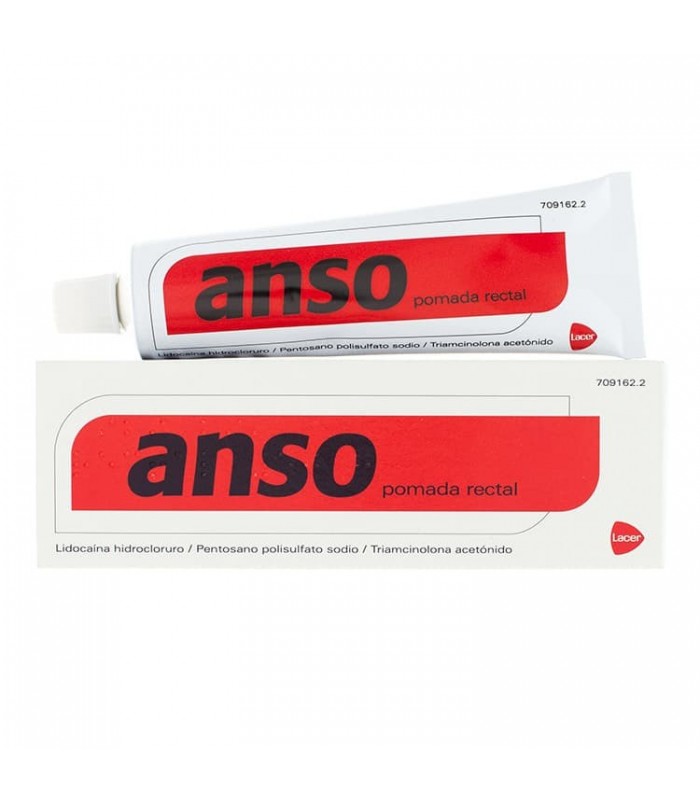 ANSO POMADA RECTAL 50 G Hemorroides y Sistema Circulatorio - LACER