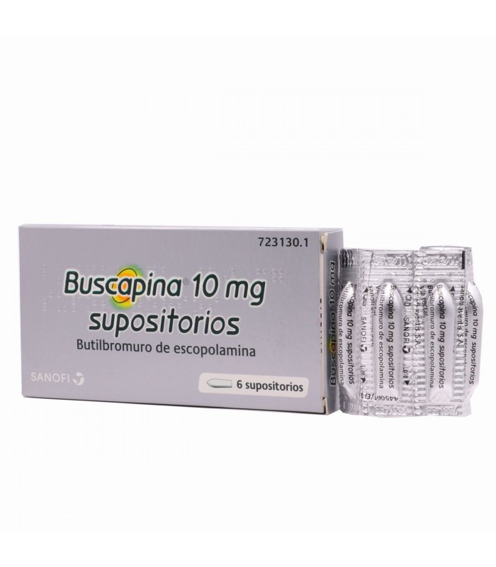 BUSCAPINA 10 MG 6 SUPOSITORIOS Colicos y Trastornos Digestivos - BOEHRINGER