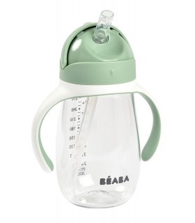 BEABA TAZA CON PAJITA COLOR VERDE 300ML Inicio y  -  2