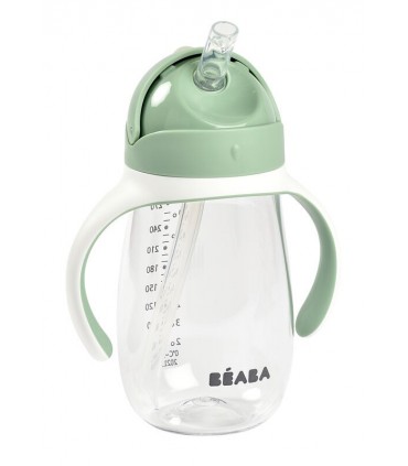 BEABA TAZA CON PAJITA COLOR VERDE 300ML Inicio y  - 