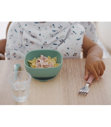 BEABA BOL SILICONA CON VENTOSA VERDE Inicio y  - BEABA