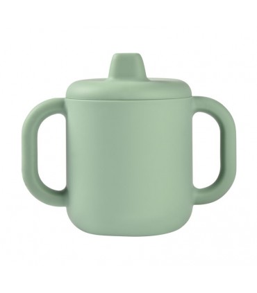 BEBE TAZA DE APRENDIZAJE SILICONA COLOR VERDE Inicio y  - BEABA