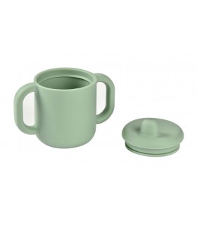 BEBE TAZA DE APRENDIZAJE SILICONA COLOR VERDE Inicio y  - BEABA 2