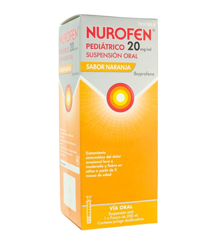 NUROFEN EFG 20 MG-ML SUSPENSION ORAL 200ML NARAN