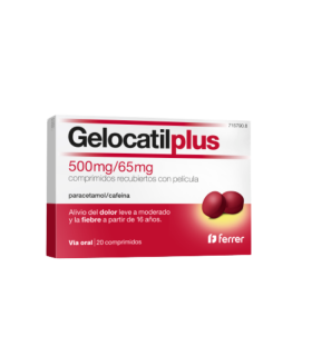 GELOCATIL PLUS 500-65MG 20 COMPRIMIDOS Analgesicos y Analgésico y Antiinflamatorio - 