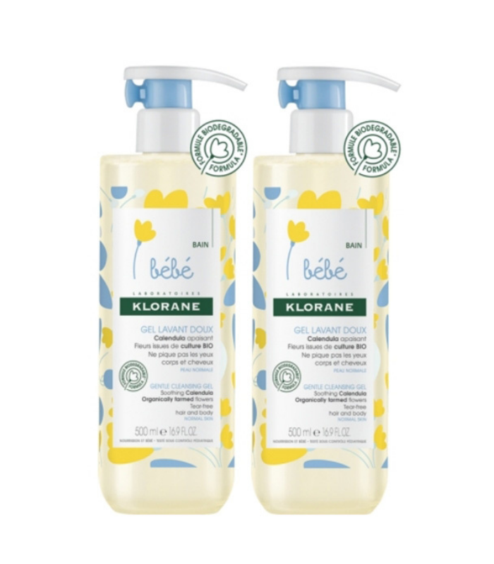 KLORANE BEBE GEL 500 ML DUPLO Bebé y mamá y Inicio - KLORANE