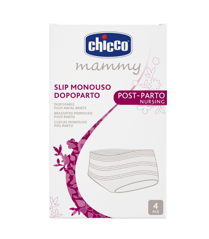 CHICCO BRAGA POST-PARTO DESECHABLE T-UNICA 4 UNIDADES Bebé y mamá y Inicio - 