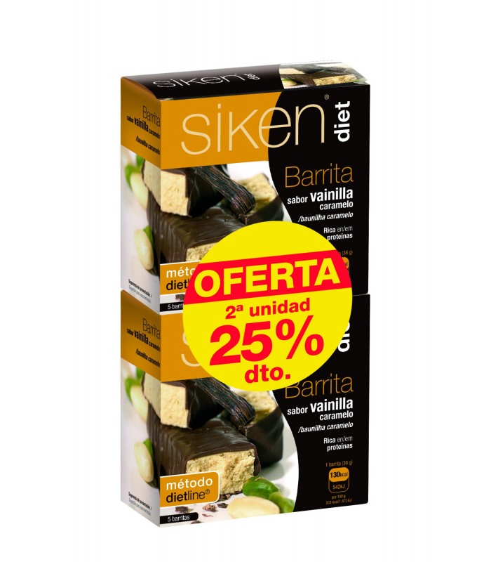 SIKEN DIET BARRITA VAINILLA DUPLO 5 UND Inicio y  - SIKEN