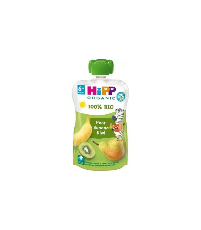 HIPP POUCH PERA PLATANO KIWI 100G Inicio y  - HIPP