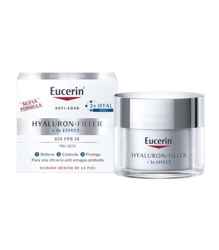 EUCERIN HYALURON FILLER CREMA DE DIA FPS 15 PIEL SECA 50ML Cosmética facial y Cosmética - EUCERIN