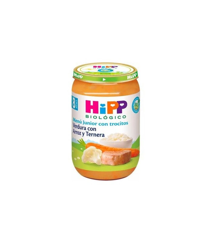 HIPP VERDURA CON ARROZ Y TERNERA 220G Inicio y  - HIPP