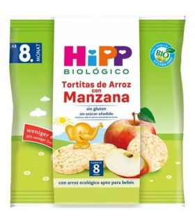 HIPP TORTITAS DE ARROZ CON MANZANA 30G Inicio y  - HIPP