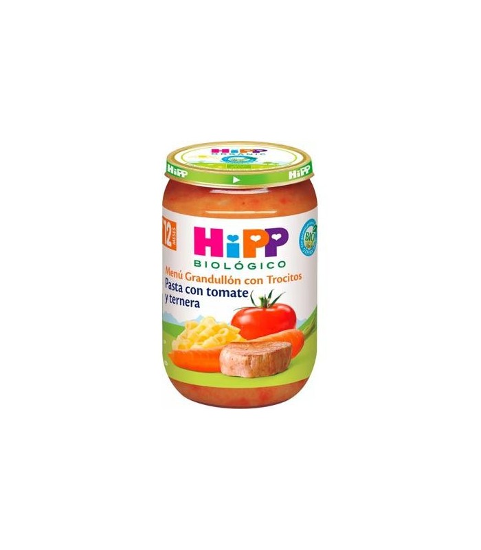 HIPP POTITO PASTA CON TOMATE Y TERNERA 220G Inicio y  - HIPP