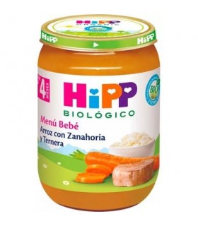 HIPP POTITO DE ARROZ CON ZANAHORIA Y TERNERA 190G Inicio y  - HIPP