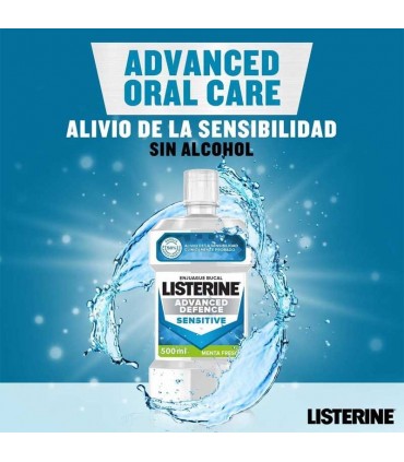 LISTERINE ADVANCED SENSITIVE COLUTORIO 500ML Higiene y Inicio - LISTERINE